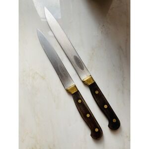 Wiltshire StaySharp Stainless Kitchen Knifes w/ hardwood Handles-2 pcs JAPAN
